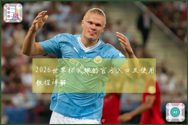 2026世界杯买球的官方入口及使用教程详解